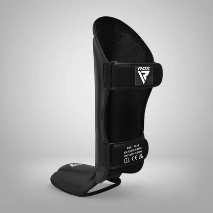 RDX Espinilleras con Empeine Negro/Blanco, T1