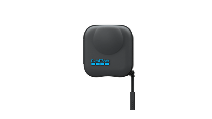 Comparación tamaño estuche GoPro MAX2 diseño compacto portátil