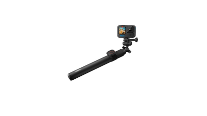 Empuñadura antideslizante de vara GoPro con textura ergonómica negra