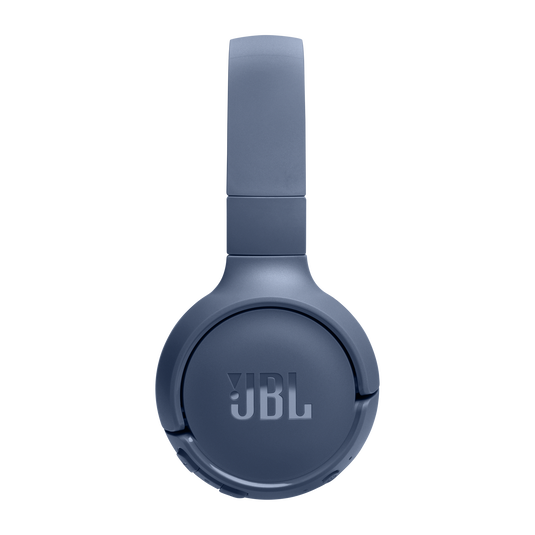 Headset JBL JBLT520BTBLUAM vista posterior mostrando ajuste diadema