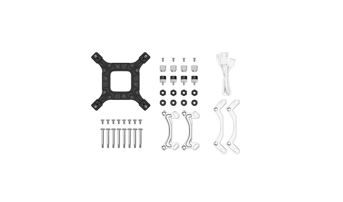 Enfriamiento Líquido RGB DeepCool LE240 WH V2 | AIO 240 mm | Blanco | Compatible Intel/AMD