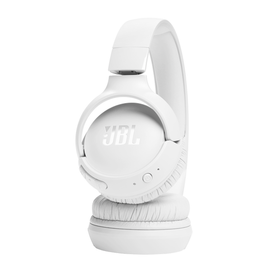 Vista izquierda audífonos JBL Tune 520BT con logo JBL visible