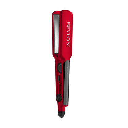 Alisadora Titanium Roja 2” Revlon | Para un alisado rápido y brillante en cabello largo o abundante