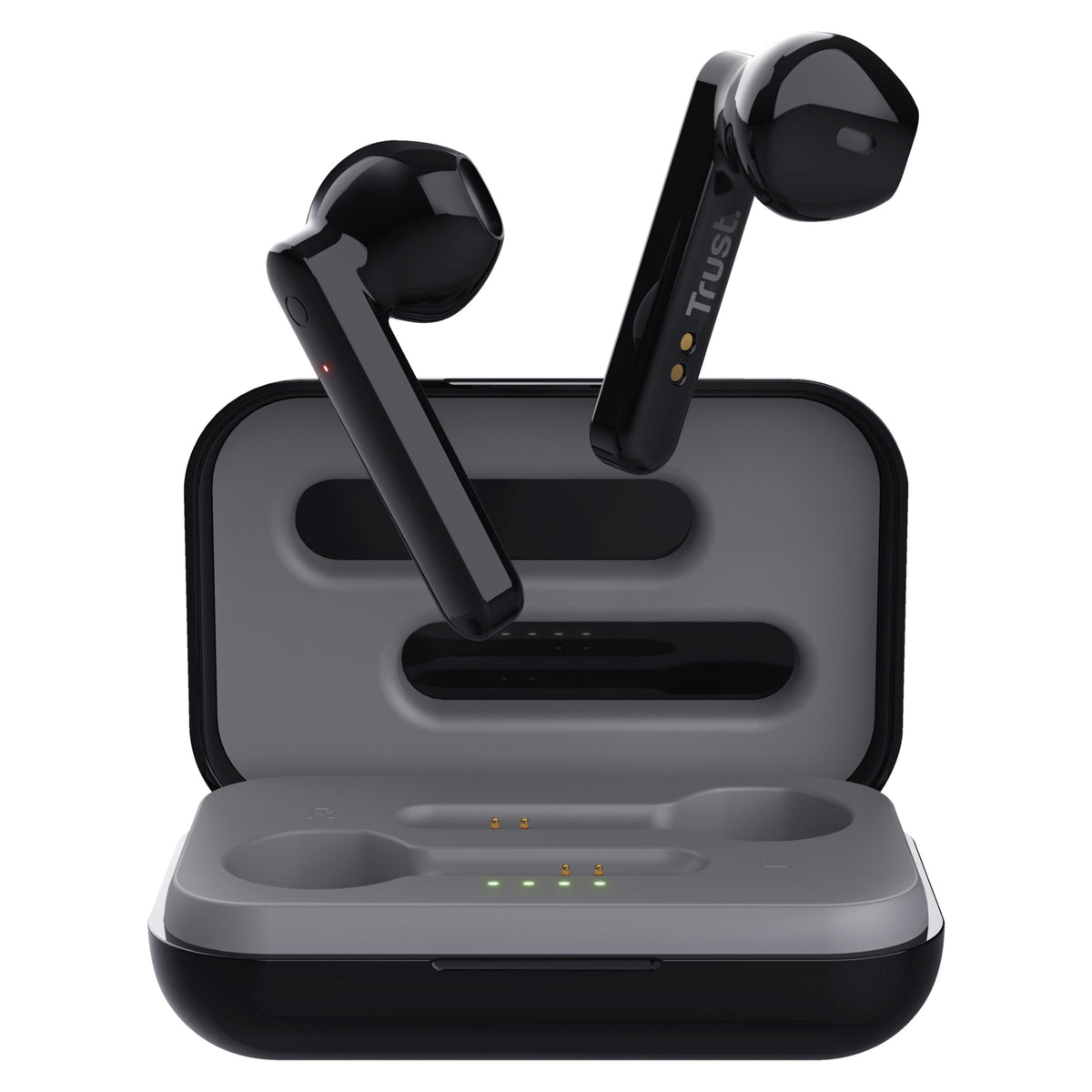 Audífonos Trust BT Control Táctil Negro modelo 23712 vista frontal