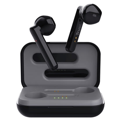 Audífonos Trust BT Control Táctil Negro modelo 23712 vista frontal