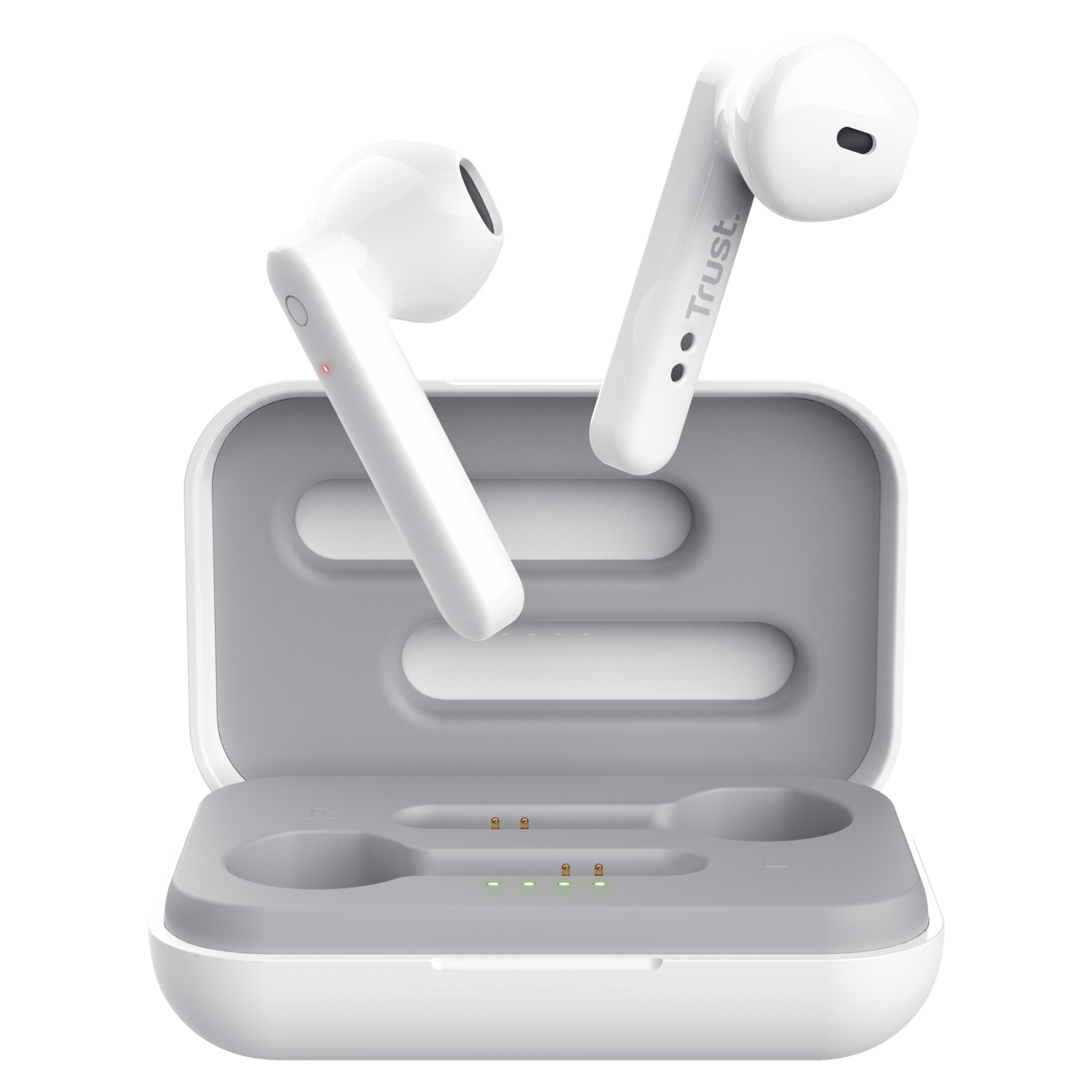 Audífonos Trust BT Control Táctil Blanco 23783 vista frontal