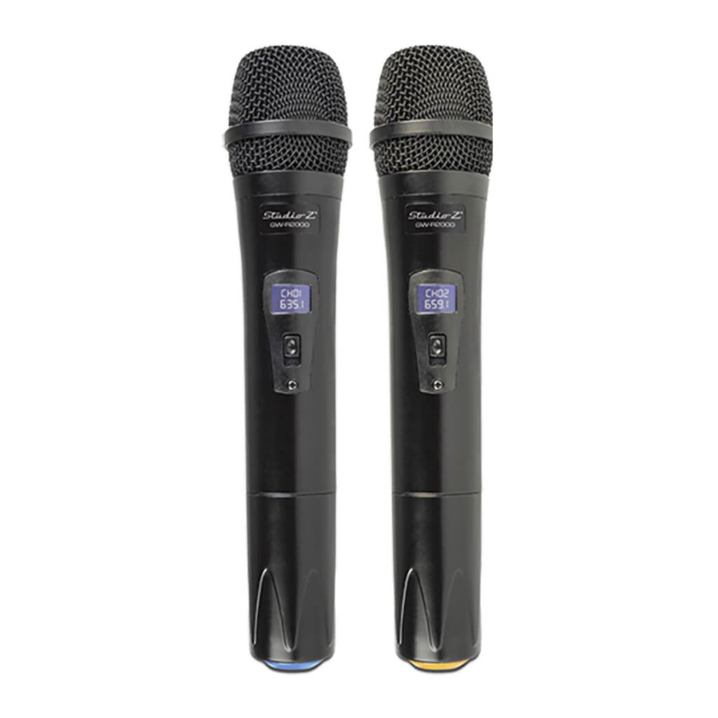 Studio Z GW-R2000 micrófono inalámbrico doble UHF recargable