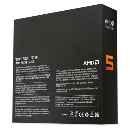 Procesador AMD Ryzen 5 9600X | 9ª Gen | 5.4 GHz | AM5