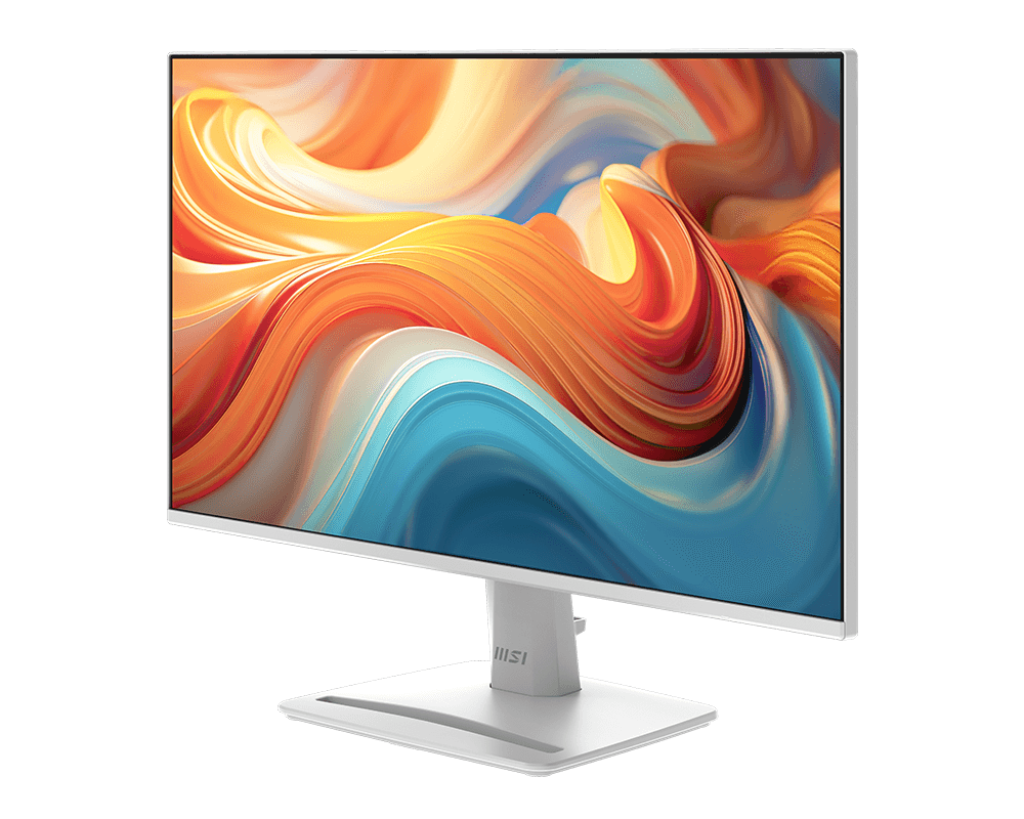 Monitor MSI PRO MP243W E14 vista trasera con puertos HDMI y DisplayPort