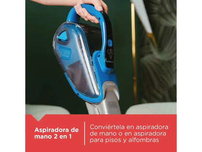 Black+Decker Aspiradora Vertical 2en1, HFEJ415JWMF22-B3