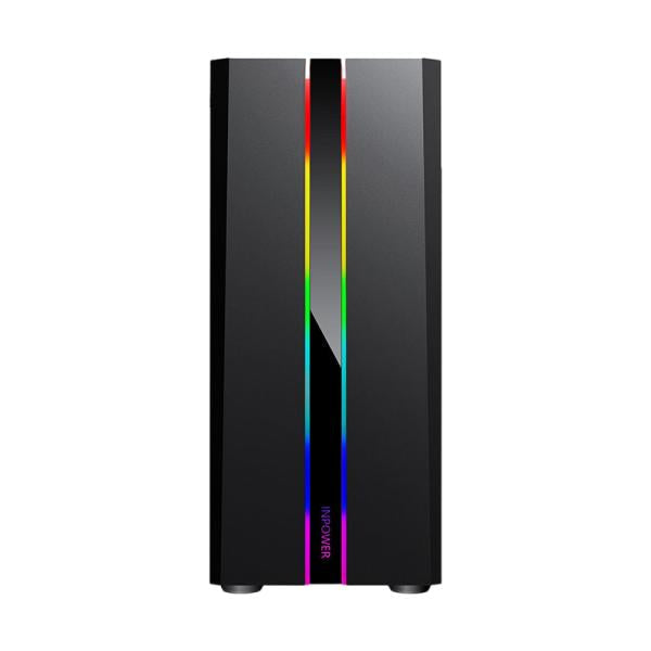 CASE GAMING RGB EAGLE WARRIOR TLALOC CG05RDRA002C L400 MID TOWER 1 VENTILADOR DE 120MM CON VIDRIO LATERAL Y TIRA RGB  (INCLUYE PEQUEÑO CONTROL BOARD