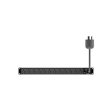Panduit PDU básica G5 P12B19M negra, vista de receptáculos