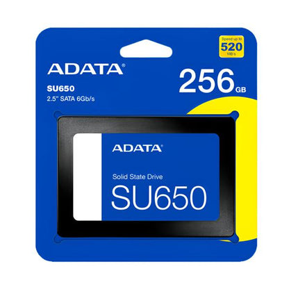 HD Interno Sólido ADATA ASU650SS-256GT-R | 256GB | 2.5” SATA | SSD