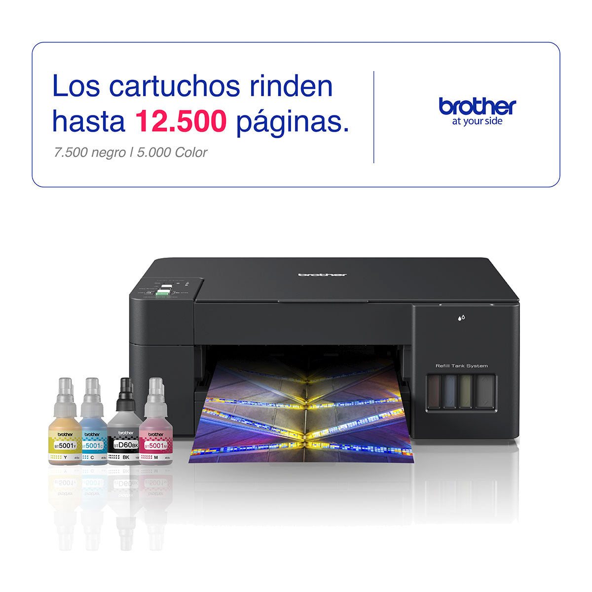 Impresora Multifuncional Brother DCP-T420W Tanque de Tinta Wi-Fi Direct USB 2.0 a Color