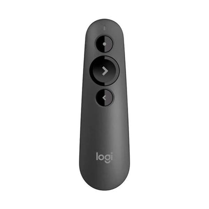 Puntero Logitech R500S con accesorios incluidos y empaque original