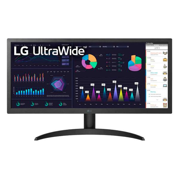 LG Monitor UltraWide 26" WFHD 75 Hz, 26WQ500-B