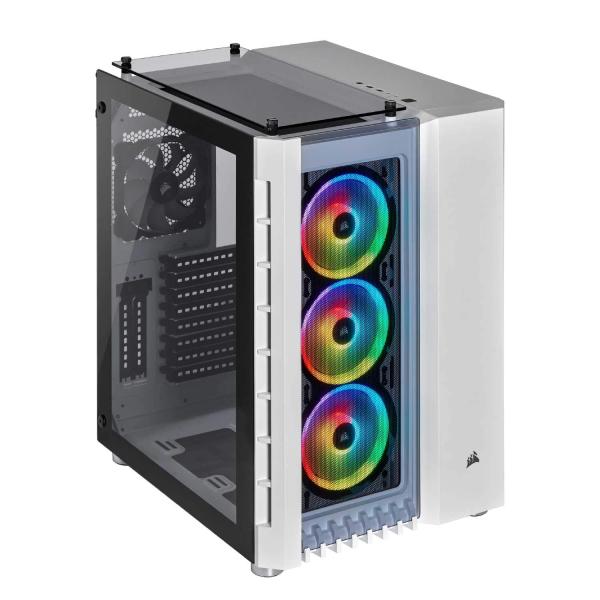 Corsair Case Crystal 680X RGB ATX White, CC-9011169-WW