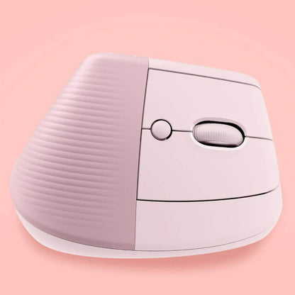 Mouse Logitech Lift ergonómico inalámbrico vista lateral derecha