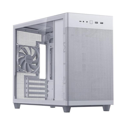 Case Gaming ASUS PRIME AP201 Micro ATX con Vidrio Templado Blanco