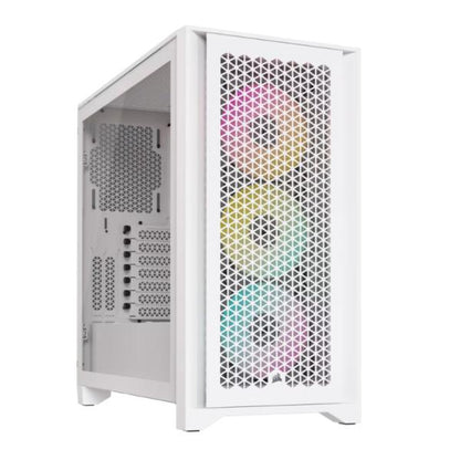 Corsair Case Gaming Blanco 4000D RGB Airflow, CC-9011241-WW