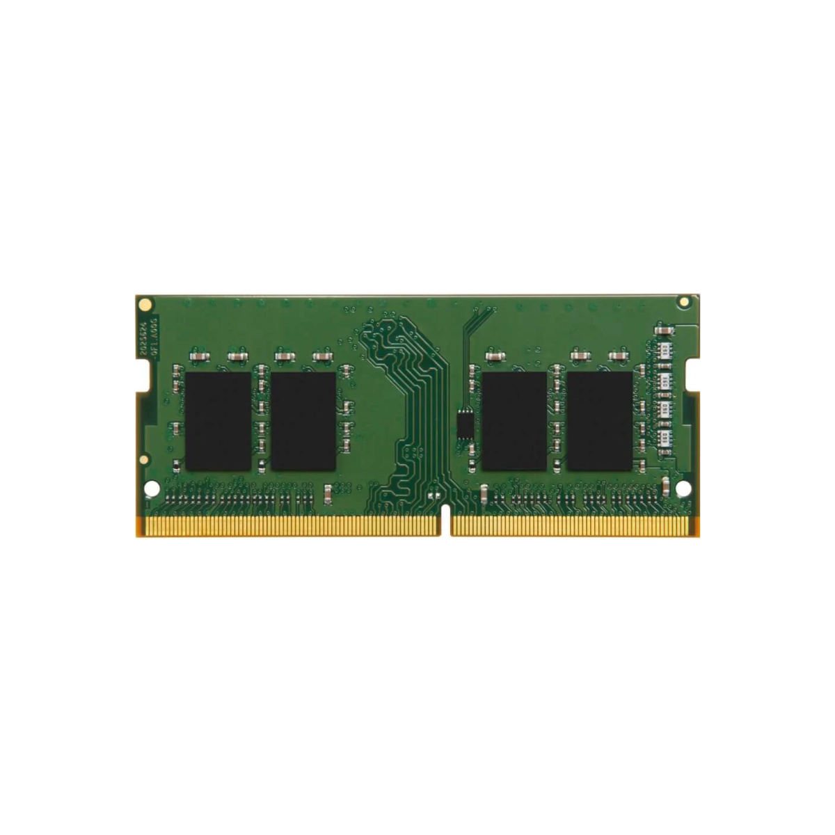 Memoria RAM Kingston ValueRAM 16GB DDR4 3200MHz SODIMM vista frontal con etiqueta del modelo