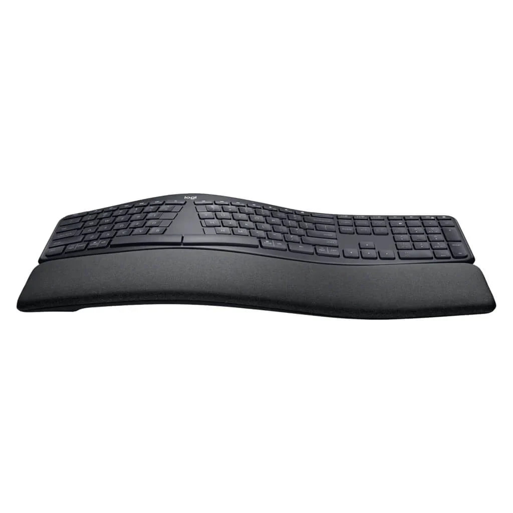 Detalle de teclas del Teclado Ergonómico K860 con distribución en español y teclado numérico