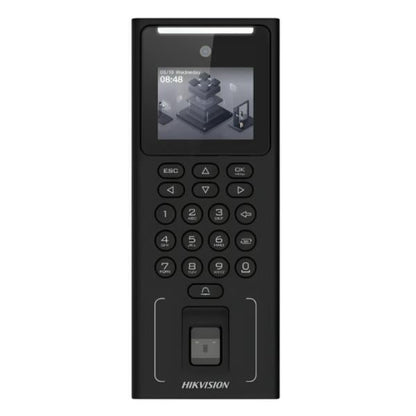 CONTROL DE ACCESO HIKVISION DS-K1T321MFWX | 2.4” LCD Display | 2MP Lens | Reconocimiento Facial y Huella Dactilar