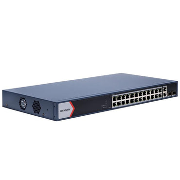 Hikvision switch 24 puertos PoE, DS-3E1528P-EI/M