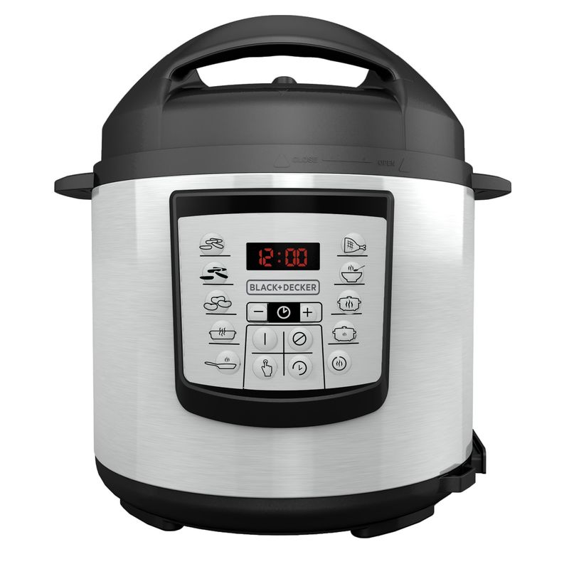 Black+Decker olla multiusos digital PR100SD, vista frontal