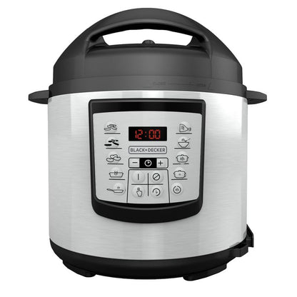 Black+Decker olla multiusos digital PR100SD, vista frontal
