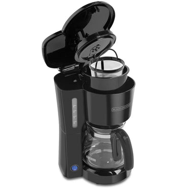 Black+Decker Cafetera Compacta 5 Tazas 600W, CM0701B