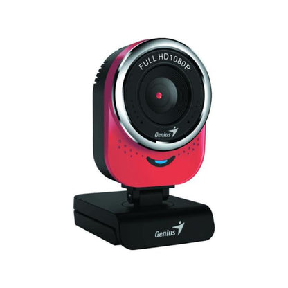Genius cámara web Full HD roja, QCam 6000