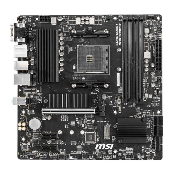 Tarjeta Madre MSI B550M PRO-VDH WiFi AM4 vista frontal completa