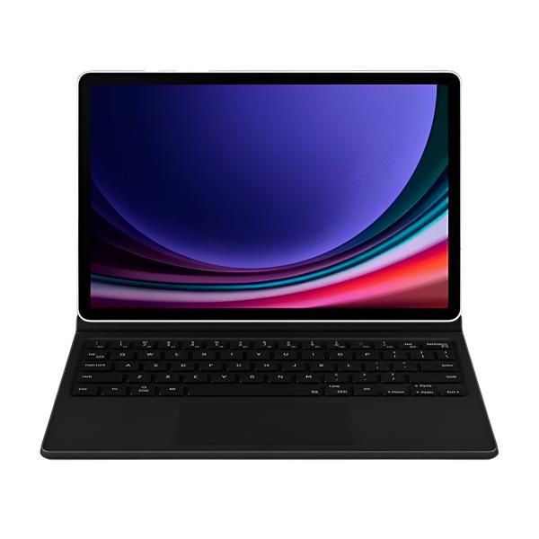 Samsung Tab S9+ vista lateral mostrando grosor y puertos de conectividad