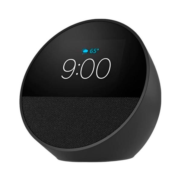 Amazon Echo Spot 2024 | Reloj Inteligente con Alexa | Alarma | Pantalla LED