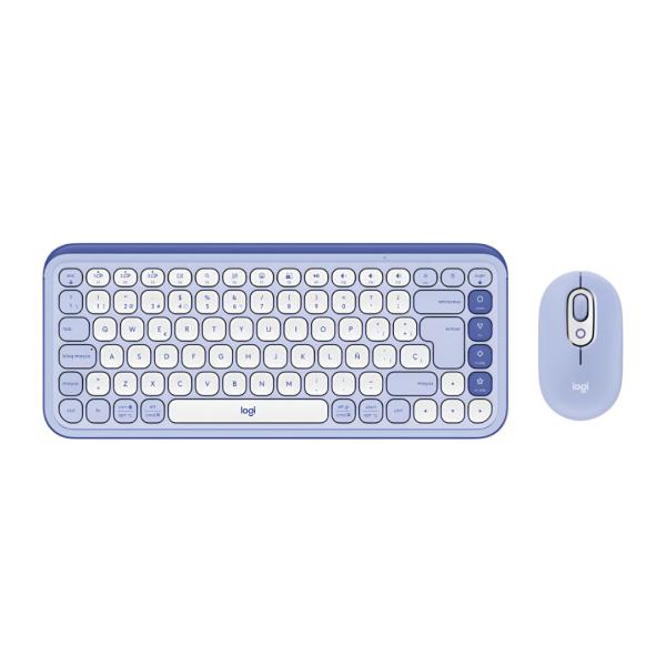 Logitech Teclado y Mouse Inalámbrico Bluetooth, POP Combo