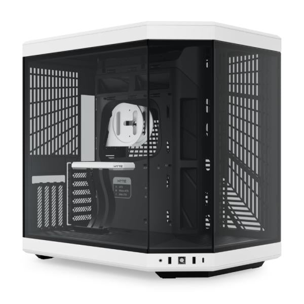 Case Gaming HYTE Y70 Mid Tower con panel de vidrio templado frontal y lateral sin ventilación