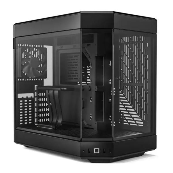 Case Gaming HYTE Y60 ATX negro con panel de vidrio templado lateral