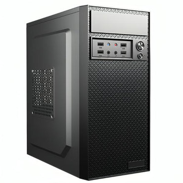 Case Eagle Warrior CM24KTRA001C negro vista frontal con vidrio templado