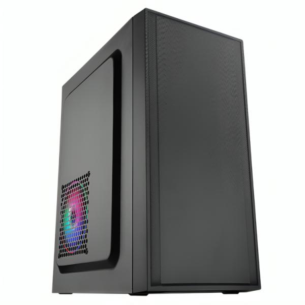 Case CM03Q1RA001C Micro ATX | USB 2.0 x2 | HD Audio | Fuente de Poder 600W | Negro