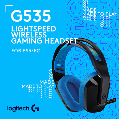 Logitech Headset Gaming Inalámbrico Flip-to-Mute, G535