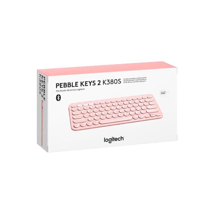 Logitech Teclado Inalámbrico Bluetooth, Pebble Keys 2 K380S