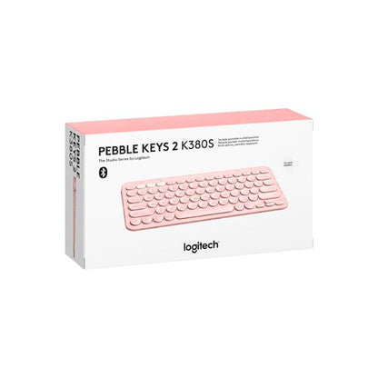 Logitech Teclado Inalámbrico Bluetooth, Pebble Keys 2 K380S
