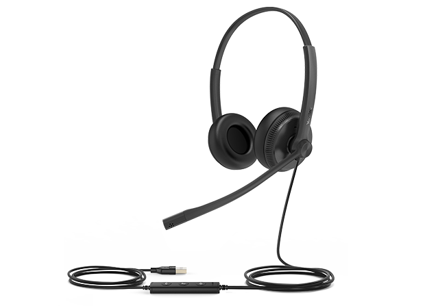 Yealink auriculares USB estéreo para Teams, UH34 Dual Teams