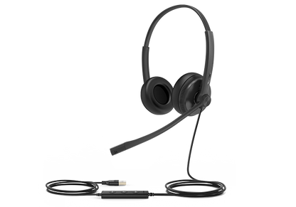 Yealink auriculares USB estéreo para Teams, UH34 Dual Teams