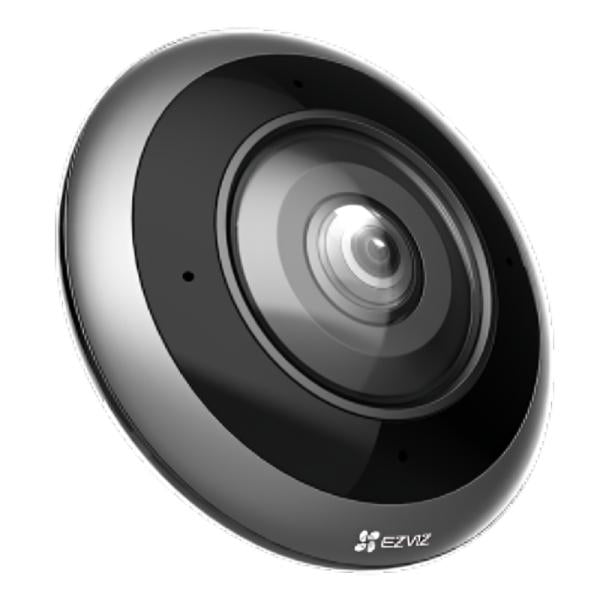 Cámara EZVIZ E4p Wi-Fi panorámica 360° con lente ojo de pez vista frontal