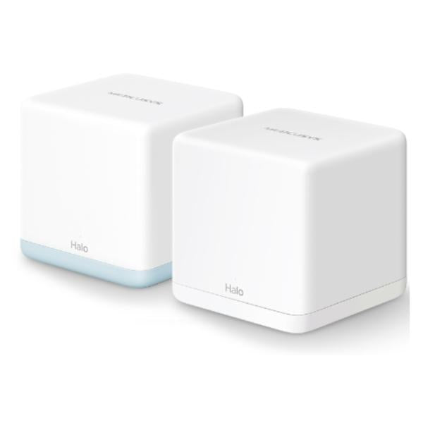 SISTEMA WIFI MERCUSYS HALO H32G(2-PACK) AC1200 WHOLE HOME MESH 2.4 GHZ/5 GHZ 1200 MBPS