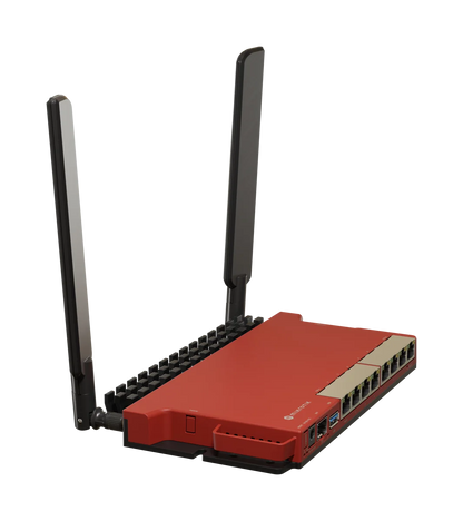 MikroTik Router Wi-Fi 6 y 8 Gigabit, L009UiGS-2HaxD-IN