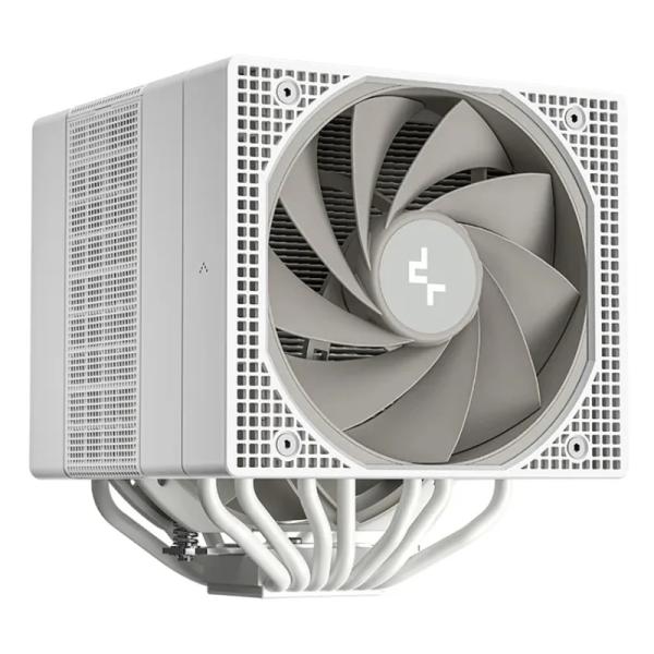 Cooler DEEPCOOL Assassin IV WH blanco con ventiladores duales vista frontal
