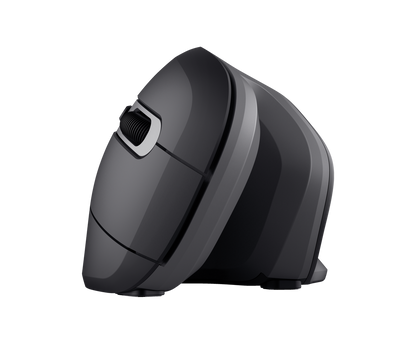 Mouse Trust Verro en mano mostrando posición ergonómica natural